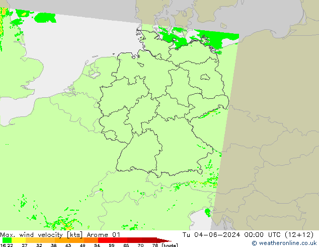 Windböen Arome 01 Di 04.06.2024 00 UTC