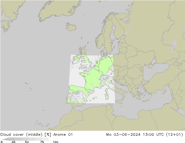 Nubi medie Arome 01 lun 03.06.2024 13 UTC