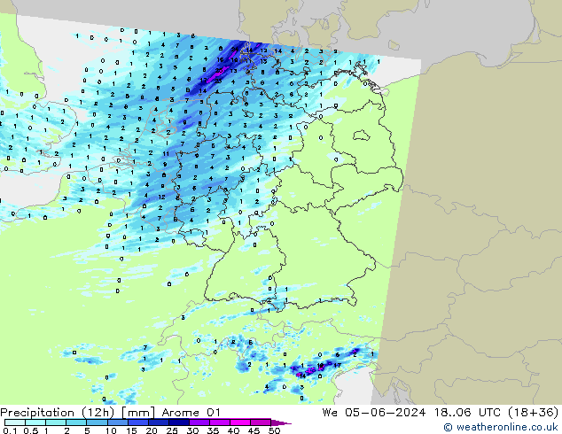  (12h) Arome 01  05.06.2024 06 UTC