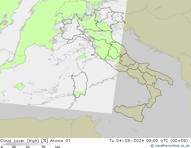 Nubi alte Arome 01 mar 04.06.2024 09 UTC