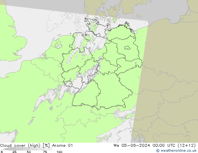 Nubi alte Arome 01 mer 05.06.2024 00 UTC