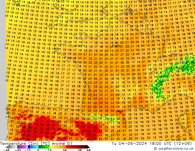     Arome 01  04.06.2024 18 UTC