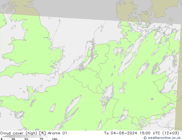 云 (中) Arome 01 星期二 04.06.2024 15 UTC