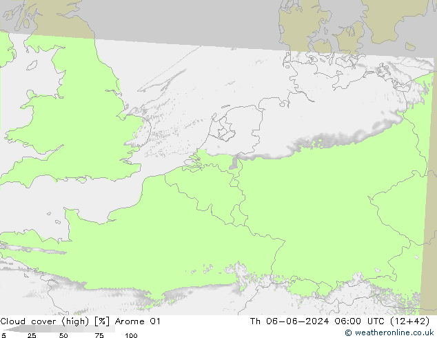 nuvens (high) Arome 01 Qui 06.06.2024 06 UTC