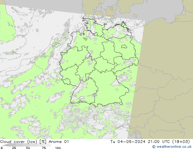 Bulutlar (düşük) Arome 01 Sa 04.06.2024 21 UTC