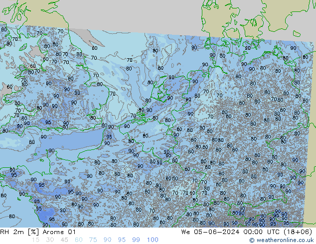 2m Nispi Nem Arome 01 Çar 05.06.2024 00 UTC