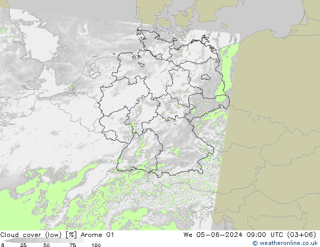 nuvens (baixo) Arome 01 Qua 05.06.2024 09 UTC