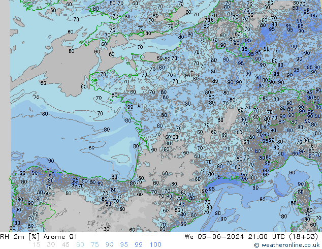 2m Nispi Nem Arome 01 Çar 05.06.2024 21 UTC