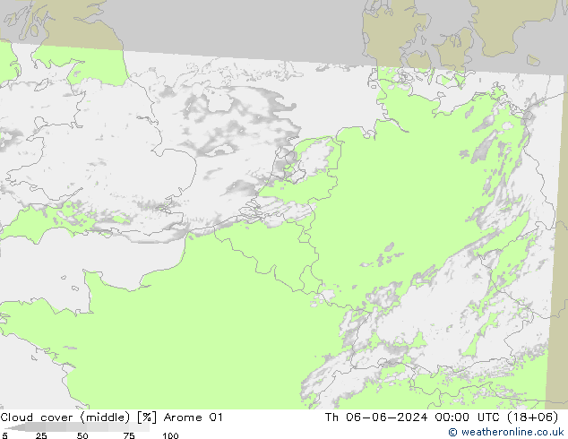 облака (средний) Arome 01 чт 06.06.2024 00 UTC