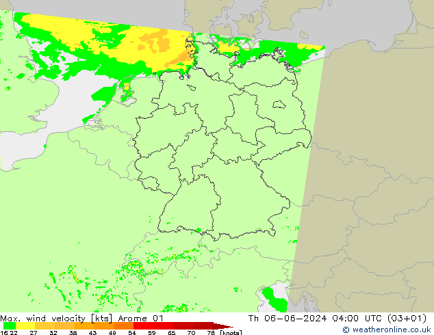 Windböen Arome 01 Do 06.06.2024 04 UTC