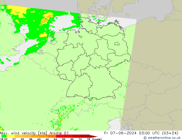 Windböen Arome 01 Fr 07.06.2024 03 UTC