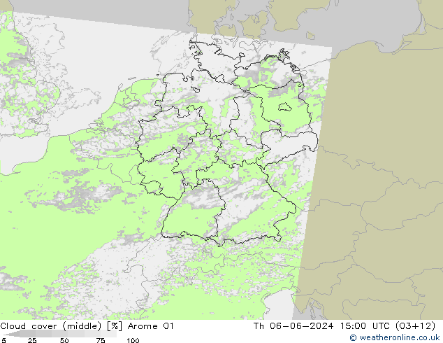 Nubi medie Arome 01 gio 06.06.2024 15 UTC