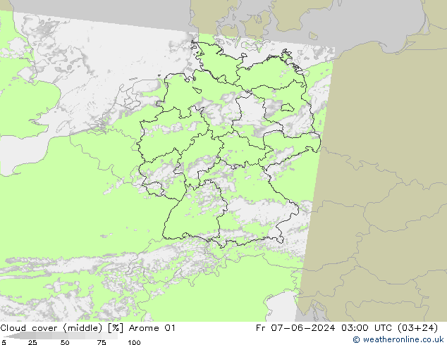 zachmurzenie (środk.) Arome 01 pt. 07.06.2024 03 UTC