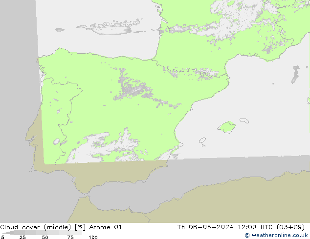 Bewolking (Middelb.) Arome 01 do 06.06.2024 12 UTC