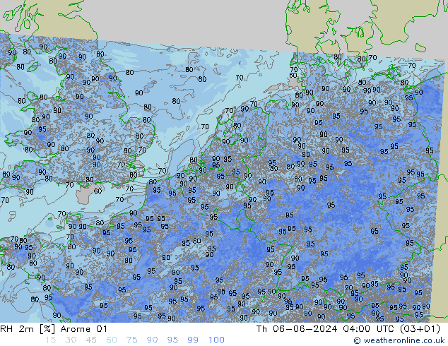 RH 2m Arome 01 Qui 06.06.2024 04 UTC