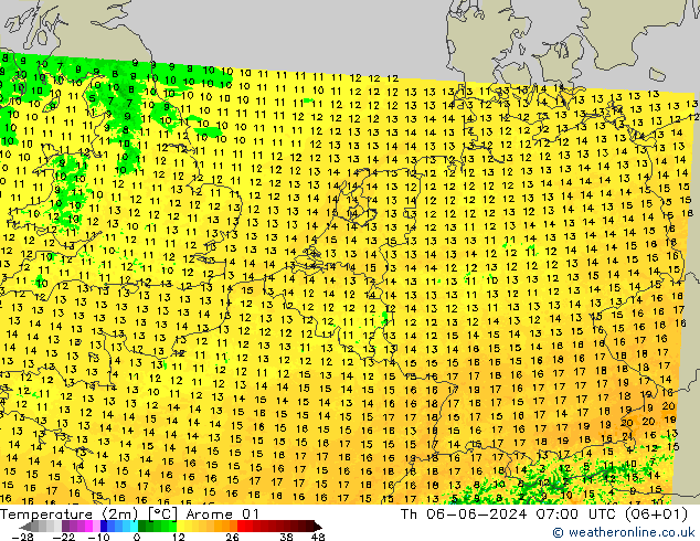     Arome 01  06.06.2024 07 UTC