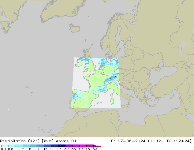 opad (12h) Arome 01 pt. 07.06.2024 12 UTC