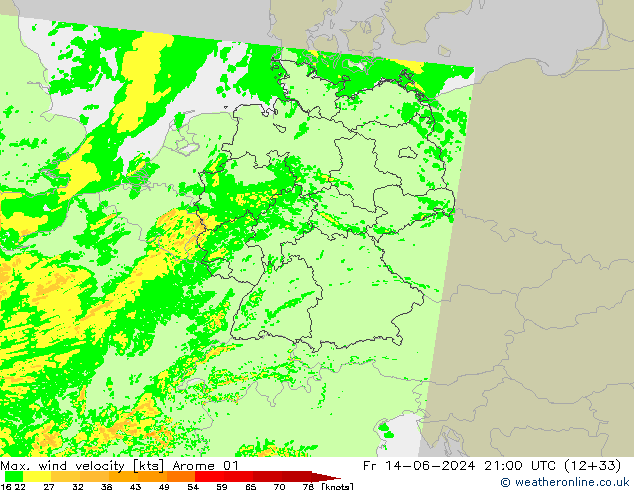 Windböen Arome 01 Fr 14.06.2024 21 UTC