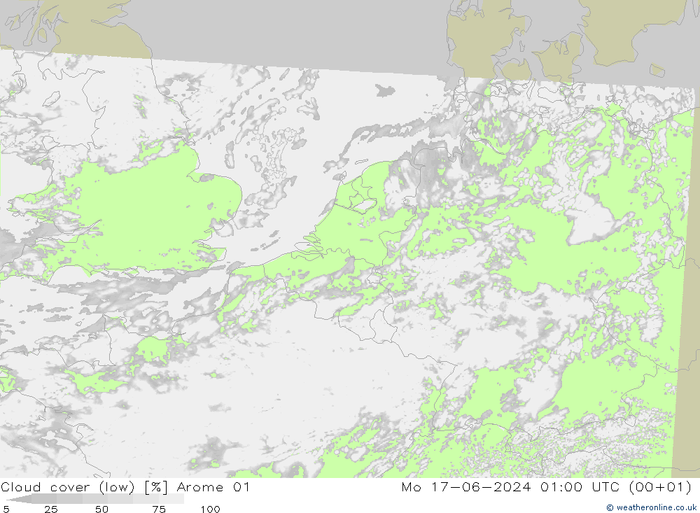 облака (низкий) Arome 01 пн 17.06.2024 01 UTC