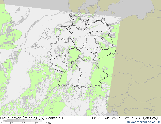 Bewolking (Middelb.) Arome 01 vr 21.06.2024 12 UTC