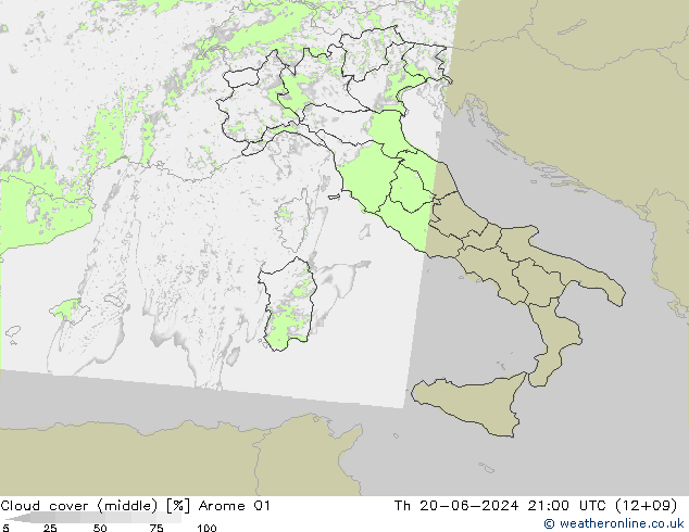 Wolken (mittel) Arome 01 Do 20.06.2024 21 UTC