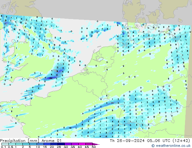 opad Arome 01 czw. 26.09.2024 06 UTC