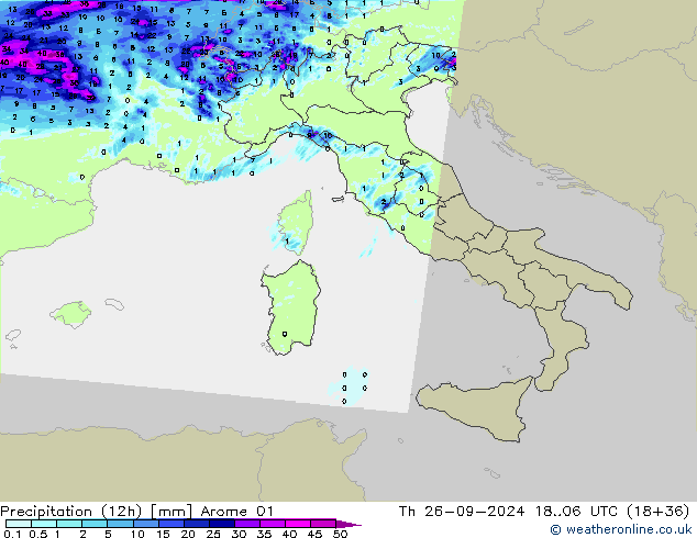  (12h) Arome 01  26.09.2024 06 UTC