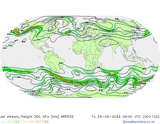 джет ARPEGE вт 24.09.2024 06 UTC