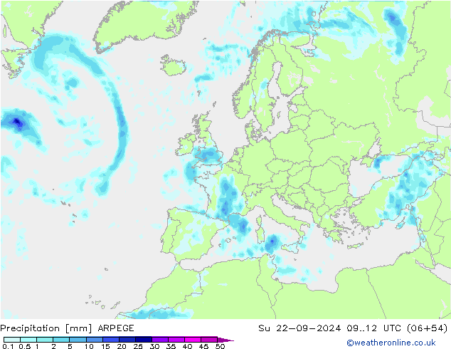  ARPEGE  22.09.2024 12 UTC