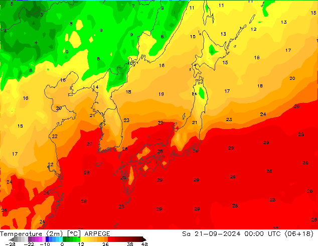     ARPEGE  21.09.2024 00 UTC