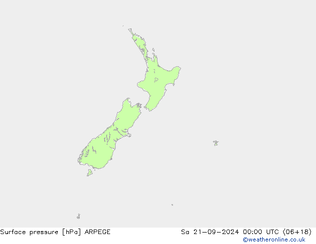 pression de l'air ARPEGE sam 21.09.2024 00 UTC