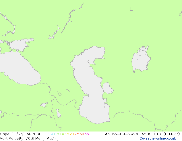 Cape ARPEGE Mo 23.09.2024 03 UTC