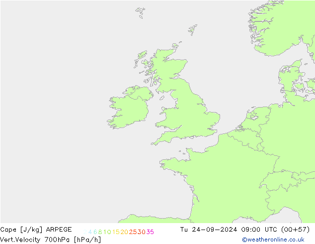 Cape ARPEGE Út 24.09.2024 09 UTC