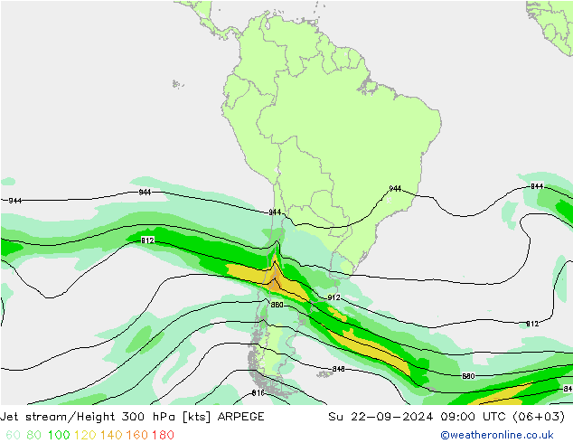 Polarjet ARPEGE So 22.09.2024 09 UTC