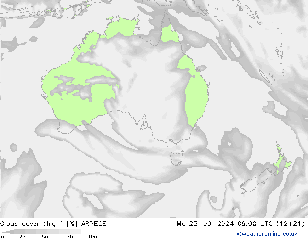 nuvens (high) ARPEGE Seg 23.09.2024 09 UTC