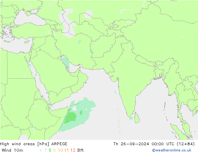 Sturmfelder ARPEGE Do 26.09.2024 00 UTC