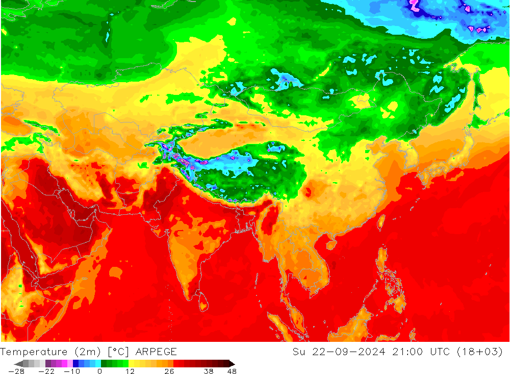     ARPEGE  22.09.2024 21 UTC