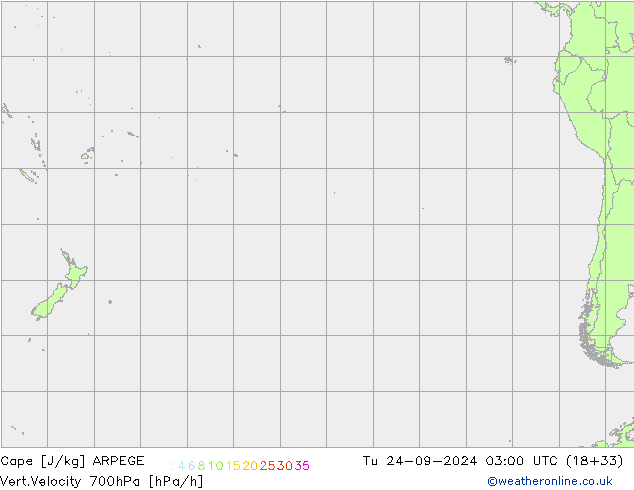 Cape ARPEGE Sa 24.09.2024 03 UTC