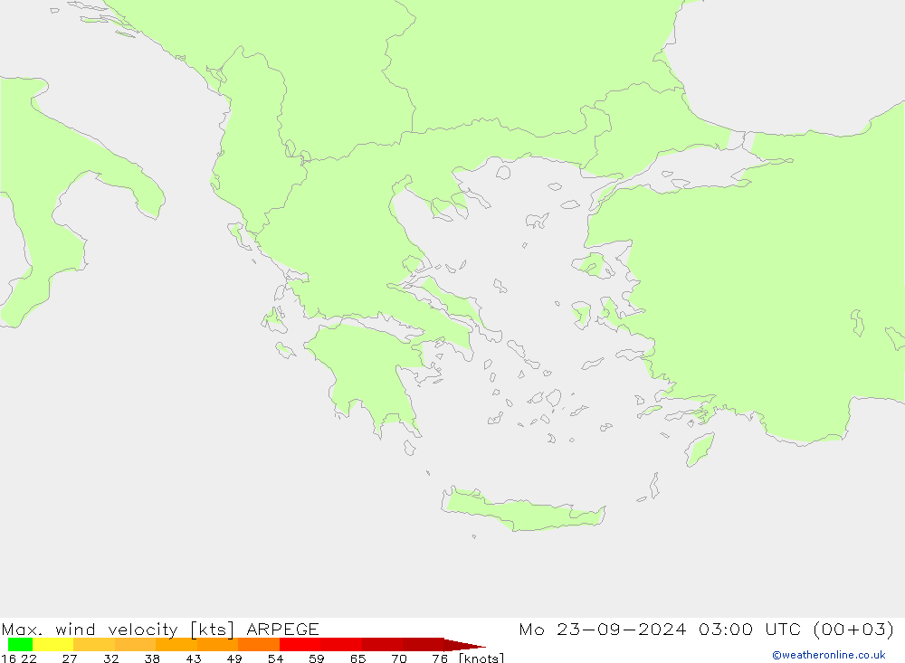 Windböen ARPEGE Mo 23.09.2024 03 UTC