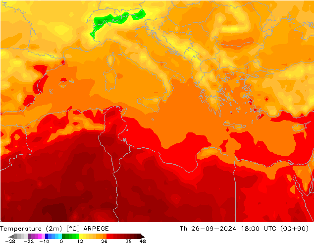     ARPEGE  26.09.2024 18 UTC