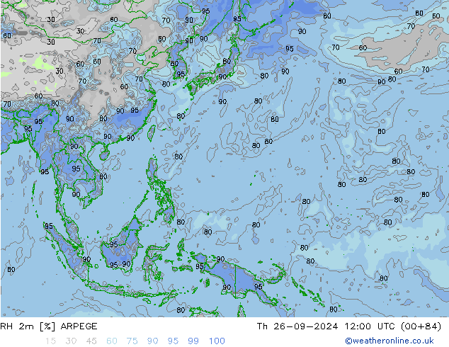 RV 2m ARPEGE do 26.09.2024 12 UTC