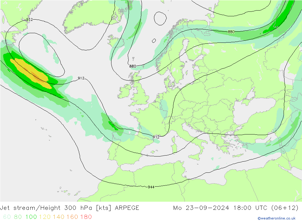 джет ARPEGE пн 23.09.2024 18 UTC