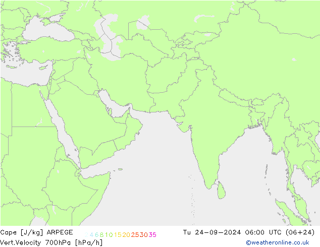 Cape ARPEGE Sa 24.09.2024 06 UTC