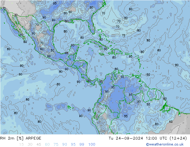 2m Nispi Nem ARPEGE Sa 24.09.2024 12 UTC