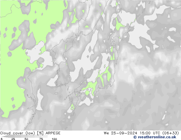  () ARPEGE  25.09.2024 15 UTC