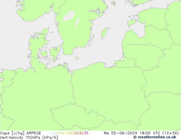 Cape ARPEGE St 25.09.2024 18 UTC