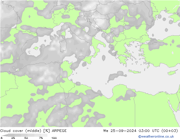  () ARPEGE  25.09.2024 03 UTC