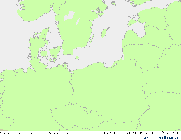 ciśnienie Arpege-eu czw. 28.03.2024 06 UTC
