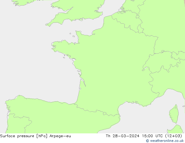 pression de l'air Arpege-eu jeu 28.03.2024 15 UTC