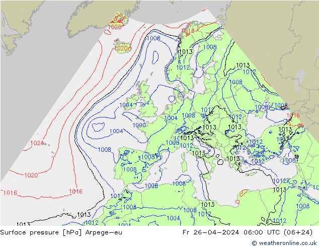      Arpege-eu  26.04.2024 06 UTC